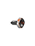 S-link SL-BT235 Bluetooth V5.0 Led Ekran USB+TF Desteği Çift Usb QC3 H