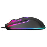 Everest GX69 JAVELIN Usb Siyah RGB Ledli 7D Optik Gaming Oyuncu Mouse