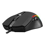 Everest SM-GX21 Starty Siyah Usb RGB Oyuncu Mouse