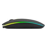 Everest Smw-710 Usb 2.4ghz Siyah Ledli 800/1200/1600dpi Şarjlı Kablosuz Mouse