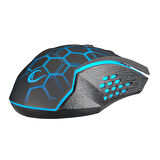 Rampage KM-404 ARGENTI Rainbow Aydınlatmalı USB Gaming Combo Q Klavye + Kulaklık + Mouse + Mousepad