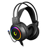 Rampage KM-404 ARGENTI Rainbow Aydınlatmalı USB Gaming Combo Q Klavye + Kulaklık + Mouse + Mousepad