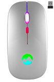 Everest Smw-710 Usb 2.4ghz Gümüş Ledli 800/1200/1600dpi Şarjlı Kablosuz Mouse