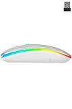 Everest Smw-710 Usb 2.4ghz Gümüş Ledli 800/1200/1600dpi Şarjlı Kablosuz Mouse