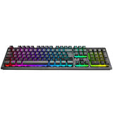 MIRACLE K2 Siyah USB RGB Aydınlatmalı Türkçe Q Klavye Membrane Standart Gaming Oyuncu Klavyesi