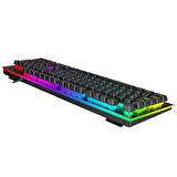 MIRACLE K2 Siyah USB RGB Aydınlatmalı Türkçe Q Klavye Membrane Standart Gaming Oyuncu Klavyesi