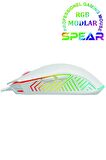 Rampage 7D Makrolu Beyaz Gaming Oyuncu Mouse - Full RGB 7200DPI - Drag Click Desteği - Hızlı - Ergonomik - 24 Ay Garanti - 20g/s - 60 inç/s IPS - 125Hz - 135g - SMX-G68 SPEAR