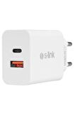 S-link SL-EC60 20W PD 3.0/Quick Charge - Beyaz