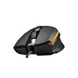 Rampage SMX-52 BROKER USB RGB 7200DPI Siyah Oyuncu Mouse