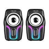 Mikado MD-S25 Kablolu Işıklı Speaker 