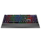 Rampage KB-R92 Thunder Blue Switch RGB Bilek Destekli Mekanik Oyuncu Gaming Klavye