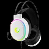 Rampage Rogue Beyaz Usb 7.1 Surround Rgb Ledli Gaming Oyuncu Mikrofonlu Kulaklık