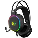 Rampage ROGUE Siyah USB RGB Ledli Gaming Esnek Mikrofonlu Oyuncu Kulaklık