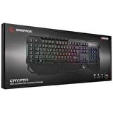 Rampage KB-R121 Crypto Rgb Membrane Q Multimedia Oyuncu Klavye