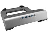 Rampage ADS-T6U RAMP 4 Adet USB 3,0 HUB ile RGB Işıklı Alüminyum Dizüstü Bilgisayar Standı