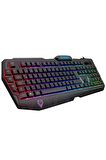 Kb-gx61 Formula Usb Rgb Aydınlatmalı 3 Makro Tuşlu Bilek Destekli Gaming Oyuncu Klavyesi