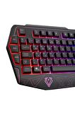 Kb-gx61 Formula Usb Rgb Aydınlatmalı 3 Makro Tuşlu Bilek Destekli Gaming Oyuncu Klavyesi