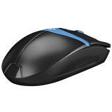 Mouse Optik 3D 1200 Dpi Everest Sm-220 Siyah Mavi