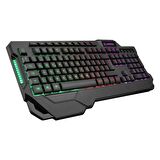 Rampage KB-R46 CARISMA USB Rainbow Aydınlatmalı Q Gaming Oyuncu Klavye