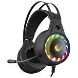 Rampage G8 LOOPY USB 7.1 RGB Ledli Gaming Oyuncu Mikrofonlu Kulaklık