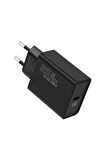 Hytech HY-XE44 25W Type USB-C PD3.0-Quick Charge QC4.0 Type-C Kablolu Şarj Adaptörü