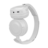 Snopy SNXBK33 BATTY Beyaz TF Kart Özellikli Bluetooth Kulaklık