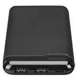S-link IP-K11 10000mAh LCD Şeffaf 15W Siyah Taşınabilir Powerbank