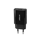 Hytech HY-XE26T Type-C Hızlı Şarj Aleti Siyah