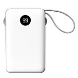 S-link P102 10000mAh LCD Şeffaf 10W Beyaz Taşınabilir Powerbank