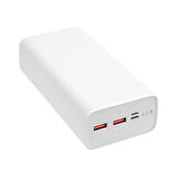S-link G345 30000mAh 18W Beyaz Taşınabilir Şarj Cihazı Powerbank