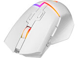 RAMPAGE Drop M3 Beyaz RGB Şarjlı Kablolu/Kablosuz 10000DPI 10D Kablosuz Gaming Mouse