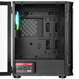 Rampage PROLIX Mesh 850W 80+ 4*12cm ARGB Fan+Kontrolcü Manyetik Temperli Camlı ATX Mid-T Gaming Oyuncu Kasası