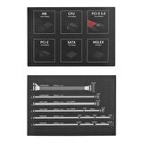 Rampage RAGE P15 1000W 80+ GOLD APFC 14cm HDB Fan FULL-MODULER ATX3.0+PCIe5.0 Siyah Gaming Power Supply