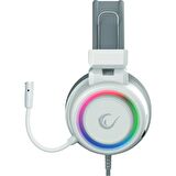 Rampage SN-R10 ALQUIST Beyaz 3,5mm RGB Gaming Oyuncu Mikrofonlu Kulaklık