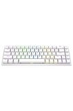 Rampage Rebel Beyaz Low Profile Red Switch Us Layout Rainbow Mekanik Gaming Oyuncu Klavye