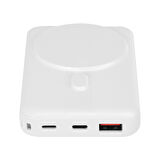 S-Link M110 10.000mAh MagSafe 15W + 22.5W PD Hızlı Şarj LCD Göstergeli PowerBank BEYAZ 39433