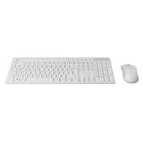 Everest KM-730 Mor/Beyaz Kablosuz Q Multimedia Klavye + Mouse Set