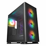 Rampage Vanguard V2 Black USB 3.2 RGB eATX Mid Tower Siyah Kasa