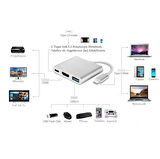 Hytech Usb-C Hdtv Tip C Çok Fonksiyonlu Adaptör
