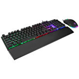  Rampage KM-RX7 Fortuna Rainbow US Q 6400 DPI Klavye Mouse Set