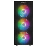 Everest Faced V5 Mesh 600W Siyah Temperli Cam 4x120mm Rainbow Fan ATX Mid-Tower Gaming (Oyuncu) Kasası