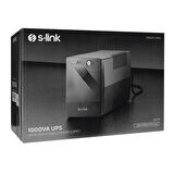 S-link MIGHT U100 1000VA 12V7Ah*2 600W Siyah Line-Interactive Kesintisiz UPS Güç Kaynağı