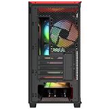 Rampage BLAZE Mesh Temperli Camlı Siyah 4* 12cmARGB Fan M-ATX Mid-T Gaming Oyuncu Kasası