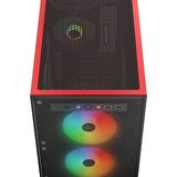 Rampage BLAZE Mesh Temperli Camlı Siyah 4* 12cmARGB Fan M-ATX Mid-T Gaming Oyuncu Kasası