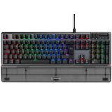 Rampage Carbon Siyah RGB Q Bilek Destekli Red Switch Gaming Oyuncu Klavye