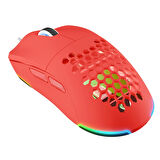 Rampage BLINK Kırmızı 7 Makro Tuşlu RGB 12800 DPI Gaming Oyuncu Mouse