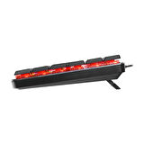 Rampage GRANITE Siyah/Gri Low Profile Red Switch Mekanik Gaming (Oyuncu) Klavye
