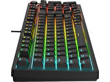 RAMPAGE Enigma USB RGB Aydınlatmalı Red Switch Tam Türkçe 1800 Kompakt Dizilim Gaming Mekanik Klavye Siyah