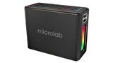 Microlab M60 Vega 100W, RGB, 2 Adet Kablosuz Mikrofonlu Bluetooth Karaoke Hoparlör