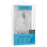 Everest ETERNAL Usb Beyaz 2.4Ghz Kablosuz Mouse